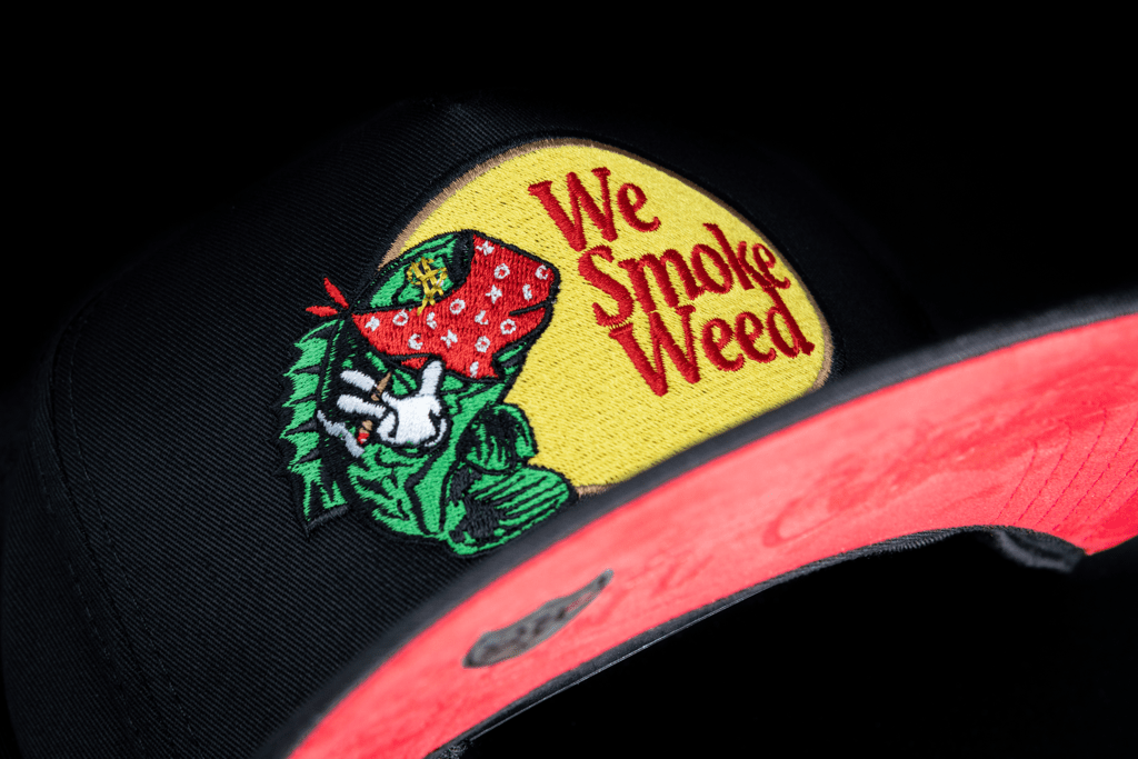 We Smoke Weed Black Flat