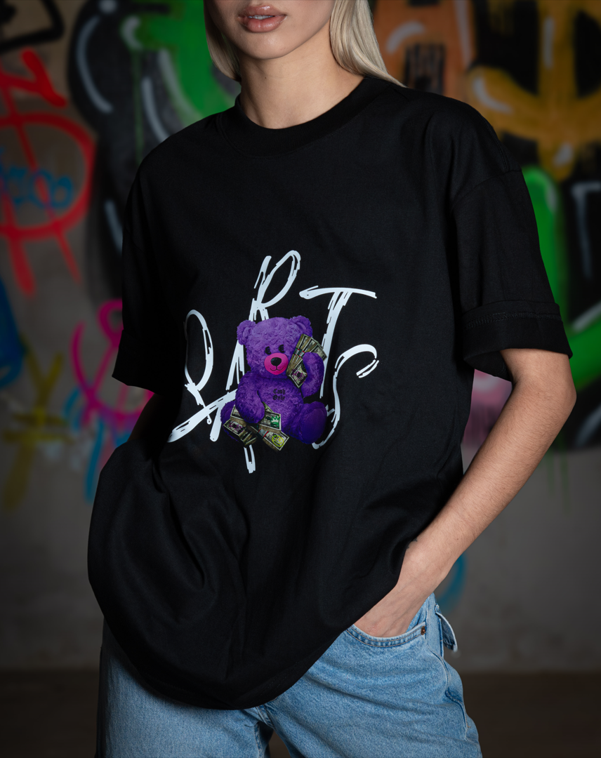 Playera Teddy Morada