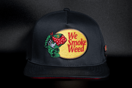 We Smoke Weed Black Flat