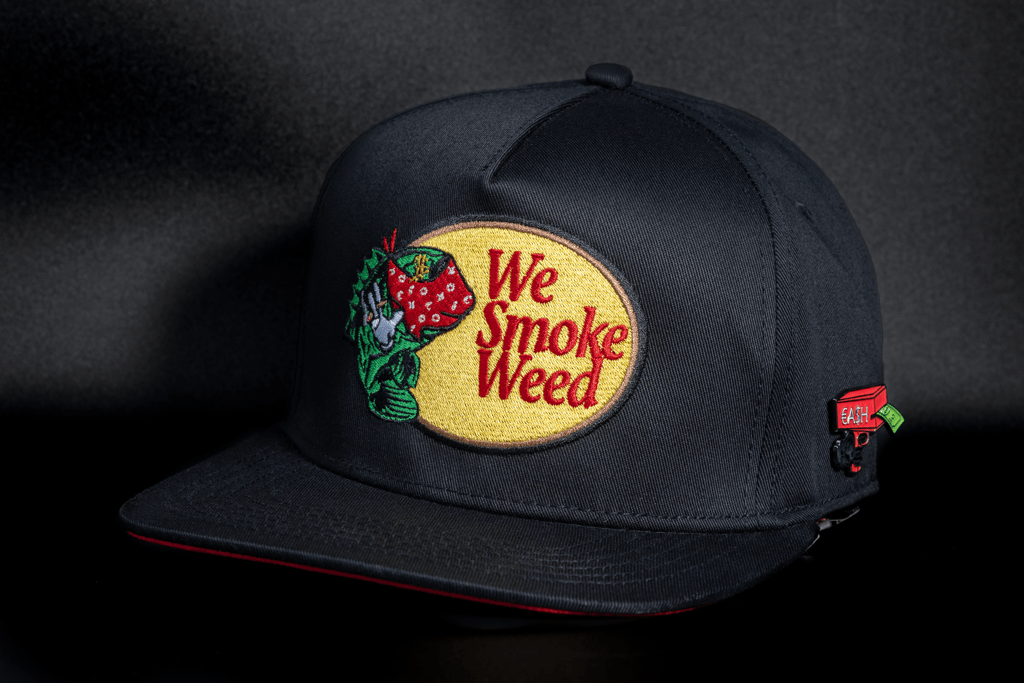 We Smoke Weed Black Flat