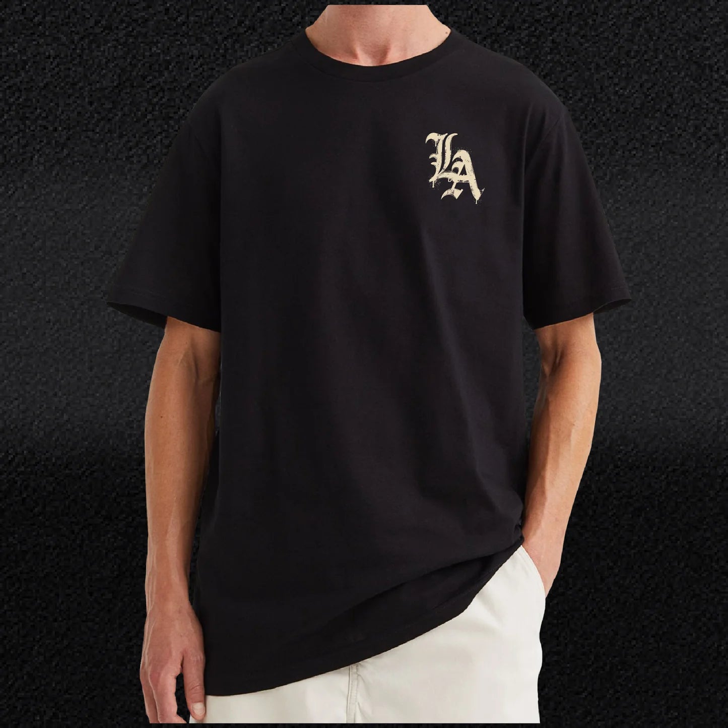 Playera LA Crimes Beige