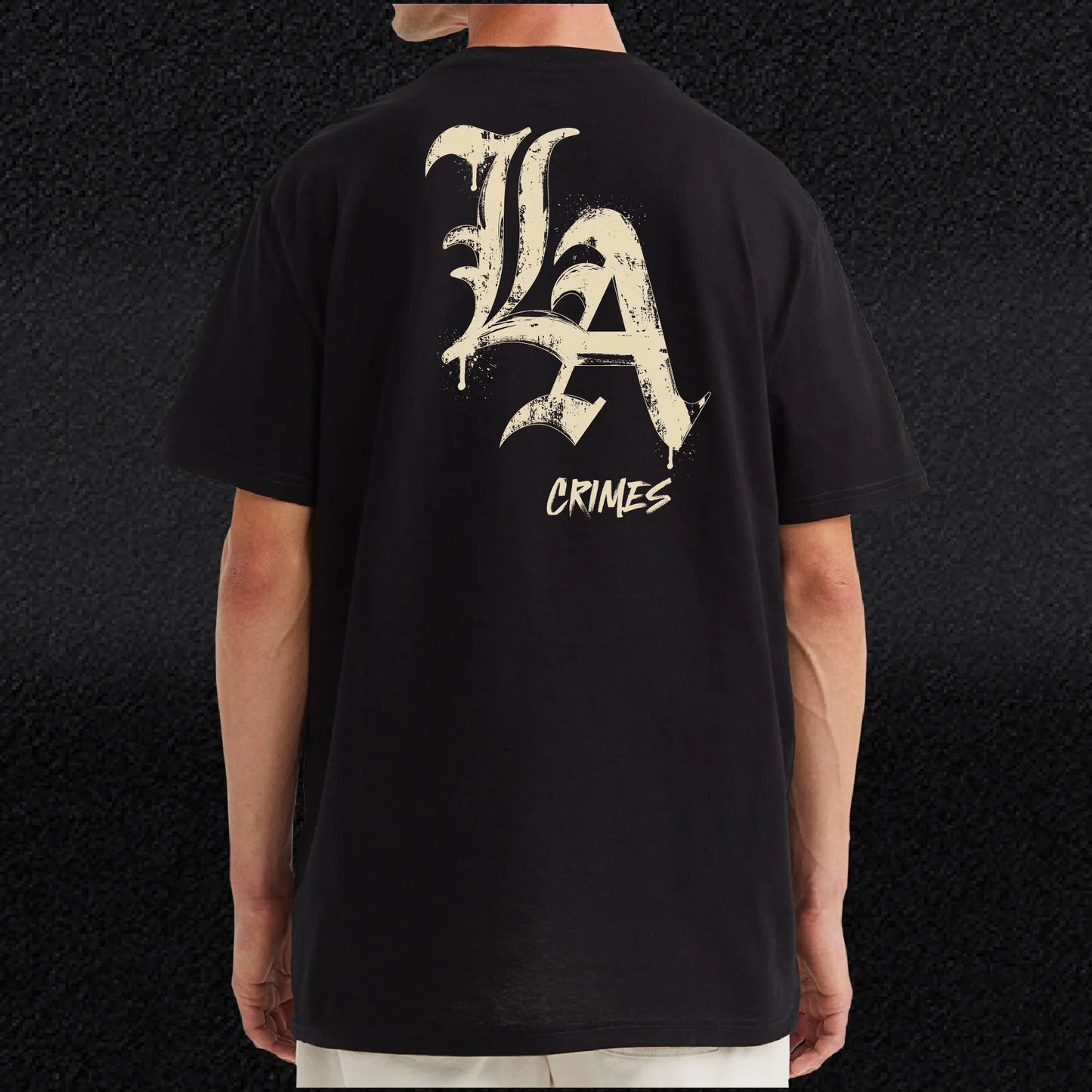 Playera LA Crimes Beige