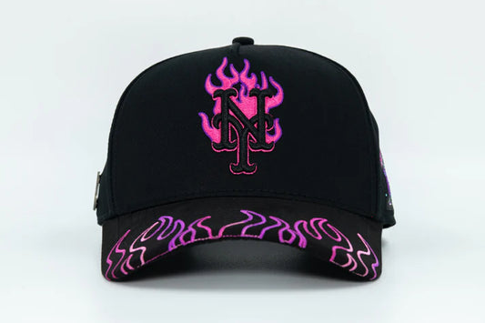 New York In Flames Purple